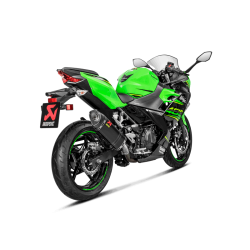 Akrapovic Kawasaki Ninja 400 18-> Slip-on Line hexagonal lyddmper i carbon