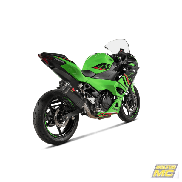 Akrapovic Kawasaki Z500 24-> Slip-on Line hexagonal lyddmper i carbon