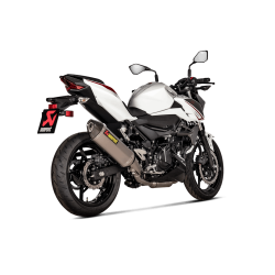 Akrapovic Kawasaki Z400 18-> Slip-on Line hexagonal lyddmper i titanium (ECE godkendt)
