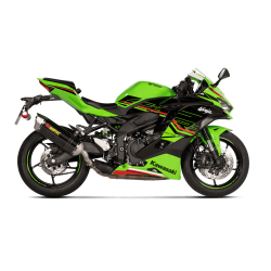 Akrapovic Kawasaki Ninja ZX-4R 23-> Slip-on Line hexagonal lyddmper i carbon (ECE godkendt)