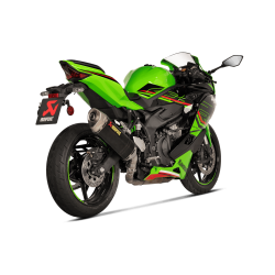 Akrapovic Kawasaki Ninja ZX-4R 23-> Slip-on Line hexagonal lyddmper i carbon (ECE godkendt)
