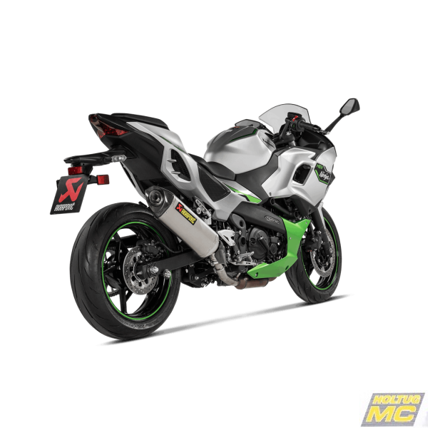 Akrapovic Kawasaki Ninja7 / Z7 Hybrid 24- Slip-on Line hexagonal lyddmper i titanium (ECE-godkendt)