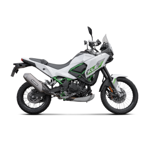 Akrapovic Kawasaki KLE 500 26-> Slip-On Line hexagonal lydd�mper i titanium (ECE godkendt)