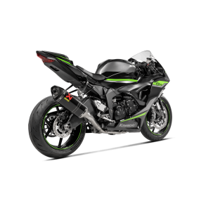 Akrapovic Kawasaki ZX-6R 23-25 Racing Line 4/2/1 hexagonal lyddmper i carbon.