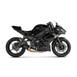 Akrapovic Kawasaki Ninja 650 24-> Racing Line 2/1 hexagonal lyddmper i titanium (ECE godkendt)