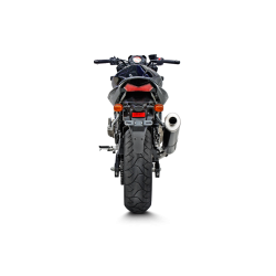 Akrapovic Kawasaki Z750/Z750R 04-06 Racing Line 4/2/1 oval lydd�mper i titanium 