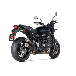 Akrapovic Kawasaki Z900RS 26-> Slip-On Line med koniske dobbeltlydd�mpere i sort coated rustfrit st�l (ECE godkendt)