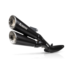 Akrapovic Kawasaki Z900RS 26-> Slip-On Line med koniske dobbeltlydd�mpere i sort coated rustfrit st�l (ECE godkendt)