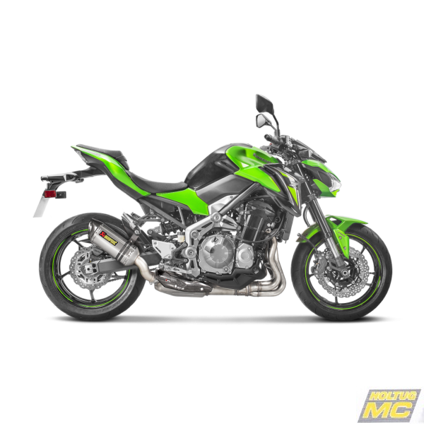 Akrapovic Kawasaki Z900 17-19 Slip-On Line hexagonal lydd�mper i titanium (ECE godkendt)