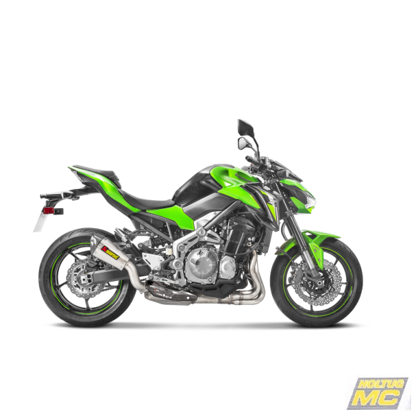 Akrapovic Kawasaki Z900 A2 18-> Slip-On Line hexagonal lydd�mper i titanium