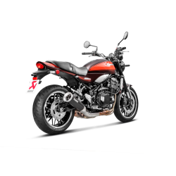 Akrapovic Kawasaki Z900RS 18-> Slip-On Line rund classic retro lydd�mper i titanium (ECE godkendt)