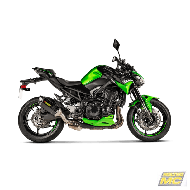 Akrapovic Kawasaki Z900 20-24 Slip-On Line hexagonal lyddmper i carbon (ECE godkendt)