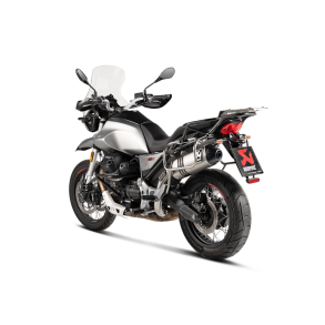 Akrapovic Moto Guzzi V85 TT 19-> Slip-On Line lydd�mper i titanium (ECE godkendt)