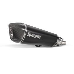 Akrapovic Piaggio MP3 500/500LT 08-20 Slip-On Line hexagonal rustfri/sort lydd�mper (ECE godkendt)