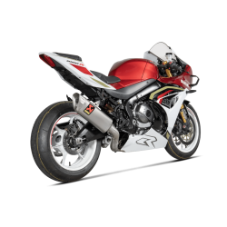 Akrapovic Suzuki GSX-R1000 17-26 Evolution Line 4/2/1 med hexagonal lydd�mper og forr�r i titanium