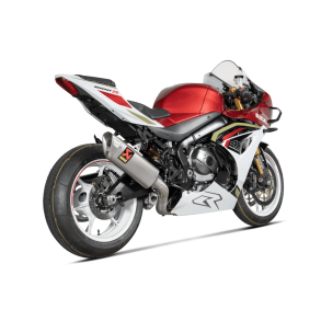 Akrapovic Suzuki GSX-R1000 17-26 Evolution Line 4/2/1 med hexagonal lydd�mper og forr�r i titanium