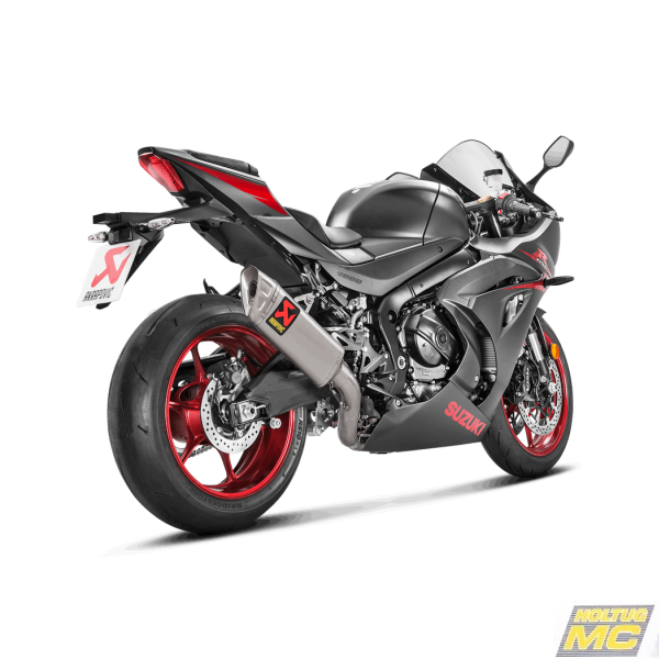 Akrapovic Suzuki GSX-R1000 17-> Racing Line 4/2/1 hexagonal lyddmper i titanium
