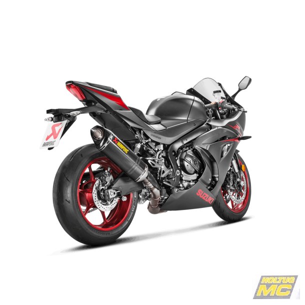 Akrapovic Suzuki GSX-R1000 17-> Slip-On Line hexagonal lyddmper i carbon (ECE-godkendt) 