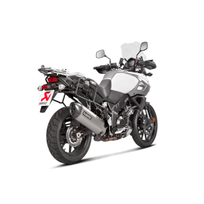 Akrapovic Suzuki DL1000 V-Strom 14-19 Slip-On Line lyddmper i titanium (ECE godkendt)