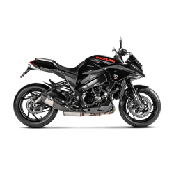 Akrapovic Suzuki Katana 19-20 Slip-On Line hexagonal lyddmper i titanium (ECE godkendt)