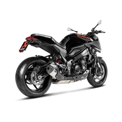 Akrapovic Suzuki Katana 19-20 Slip-On Line hexagonal lyddmper i titanium (ECE godkendt)