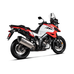 Akrapovic Suzuki DL1050 V-Strom 20-23 Slip-On Line lyddmper i titanium (ECE godkendt)