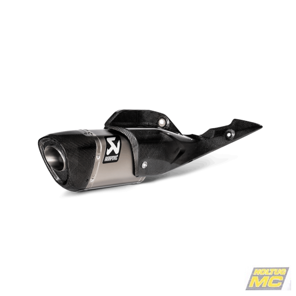 Akrapovic Suzuki Katana 21-> Slip-On Line hexagonal lyddmper i titanium (ECE godkendt)
