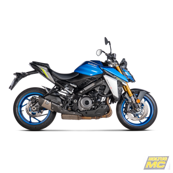 Akrapovic Suzuki GSX-S1000 25-> Slip-On Line hexagonal lydd�mper i titanium (ECE godkendt)