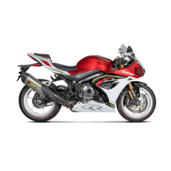 Akrapovic Suzuki GSX-R1000 26-> Slip-On Line med hexagonal lydd�mper i titanium (ECE-godkendt) 