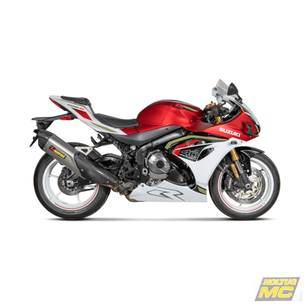 Akrapovic Suzuki GSX-R1000 26-> Slip-On Line med hexagonal lydd�mper i titanium (ECE-godkendt) 