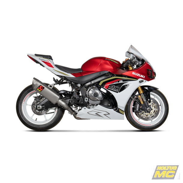 Akrapovic Suzuki GSX-R1000 26-> Slip-On Line med hexagonal lydd�mper i titanium