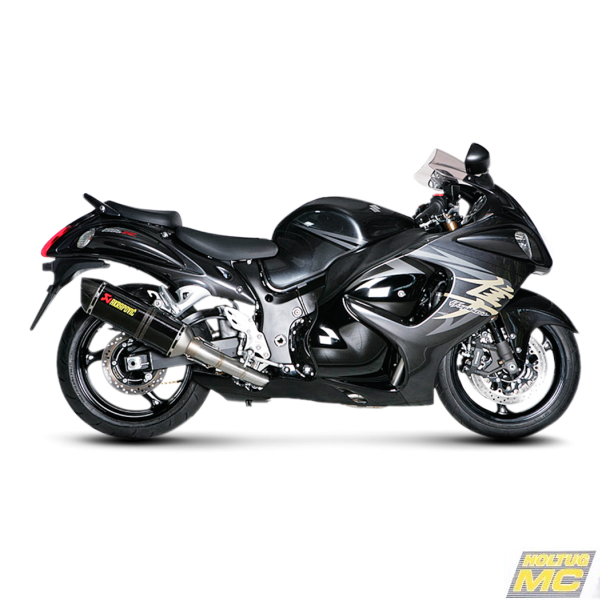 Akrapovic Suzuki GSX-1300R 08-18 Racing Line 4/2/1 hexagonal lydd�mper i carbon