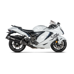 Akrapovic Suzuki GSX-1300R 25-> Slip-on Line hexagonale lyddmpere i titanium/sort (ECE-godkendt)