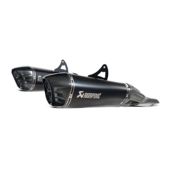 Akrapovic Suzuki GSX-1300R 25-> Slip-on Line hexagonale lyddmpere i titanium/sort (ECE-godkendt)