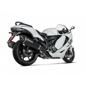 Akrapovic Suzuki GSX-1300R 21-24 Slip-on Line hexagonale lyddmpere i titanium/sort (ECE-godkendt)