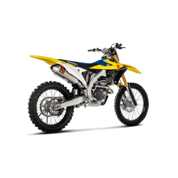 Akrapovic Suzuki RM-Z250F 18-25 Evolution Line 1/1 hexagonal lyddmper og forrr i titanium