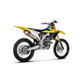 Akrapovic Suzuki RM-Z250F 18-25 Evolution Line 1/1 hexagonal lyddmper og forrr i titanium