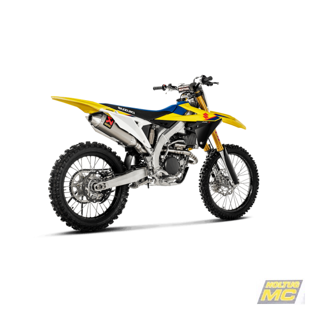 Akrapovic Suzuki RM-Z250F 18-25 Evolution Line 1/1 hexagonal lyddmper og forrr i titanium