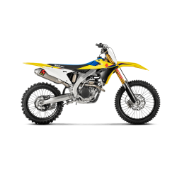 Akrapovic Suzuki RM-Z250F 18-25 Evolution Line 1/1 hexagonal lyddmper og forrr i titanium