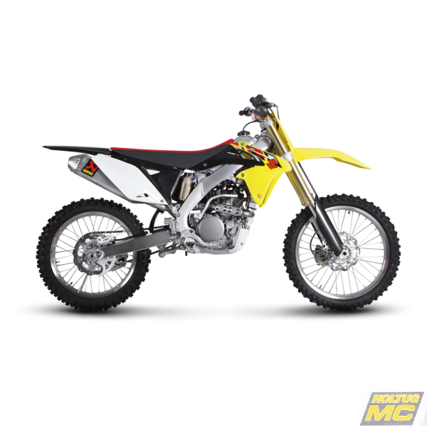 Akrapovic Suzuki RM-Z250F 10-18 Slip-On Line hexagonal lydd�mper i titanium