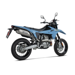 Akrapovic Suzuki DR-Z4S 26-> Slip-on Line med hexagonal lydd�mper i titanium (ECE-godkendt)