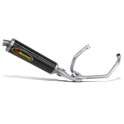 Akrapovic Suzuki SV650 03-09 Racing Line 2/1 oval lydd�mper i carbon