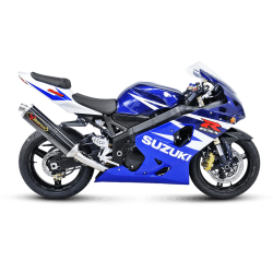Akrapovic Suzuki GSX-R600 04-05 Racing Line 4/2/1 oval lydd�mper i titanium