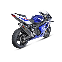Akrapovic Suzuki GSX-R600 04-05 Racing Line 4/2/1 oval lydd�mper i titanium