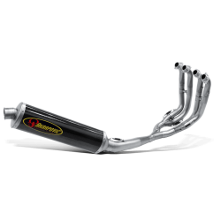 Akrapovic Suzuki GSX-R600 04-05 Racing Line 4/2/1 oval lydd�mper i titanium