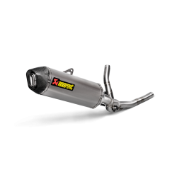 Akrapovic Suzuki DL650 V-Strom 17-> Slip-On Line (3/4 system) hexagonal lydd�mper i titanium