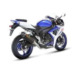 Akrapovic Suzuki GSX-R600 06-07 Slip-On Line hexagonal lydd�mper i carbon (EC godkendt)