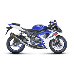Akrapovic Suzuki GSX-R750 06-07 Slip-On Line hexagonal lyddmper i carbon (EC godkendt)