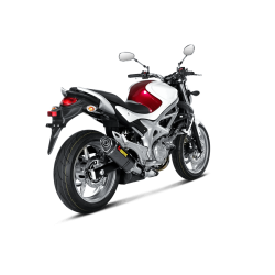 Akrapovic Suzuki SVF650 Gladius 09-15 Slip-On Line hexagonal lyddmper i carbon (EC godkendt)