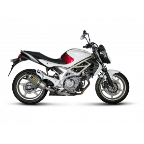 Akrapovic Suzuki SVF650 Gladius 09-15 Slip-On Line hexagonal lyddmper i titanium (EC godkendt)